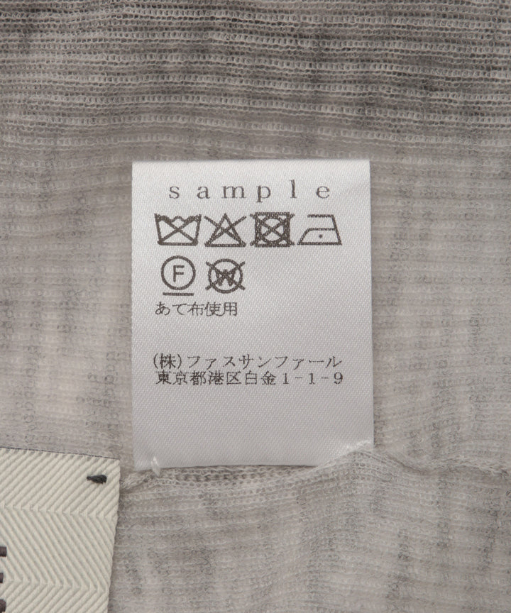 シアーリブタートルトップス