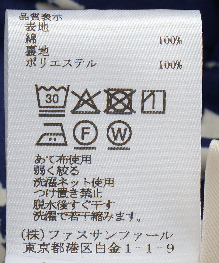BIGフラワープリントワイドパンツ