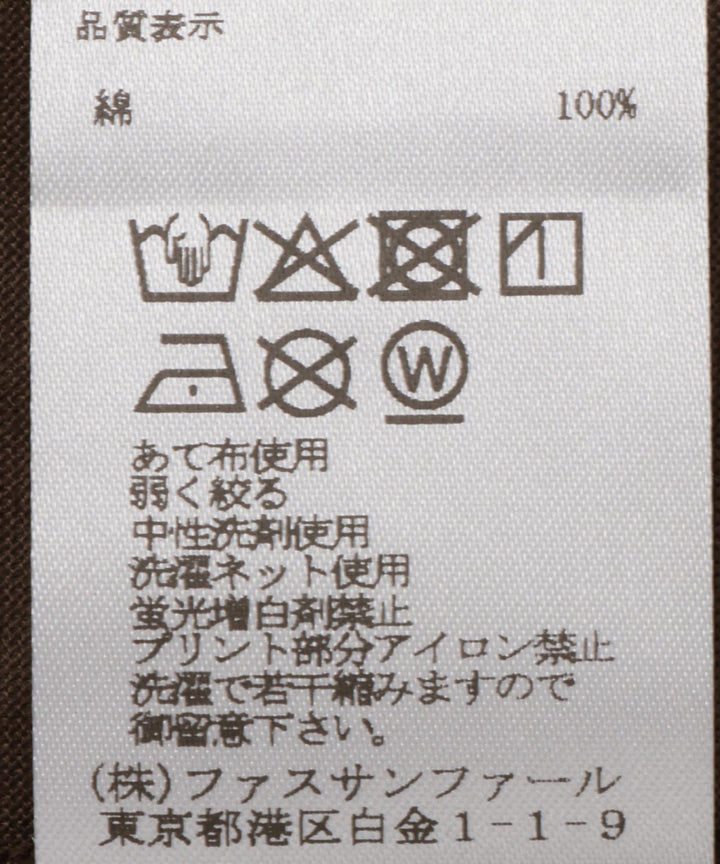 フォトグラフィックプリントTシャツ