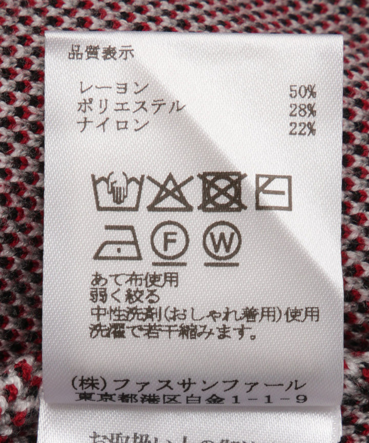 Mylanka柄ジャガードニット