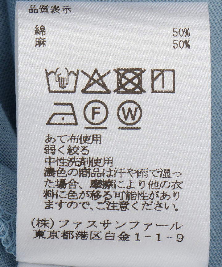 コットンリネンシャツ