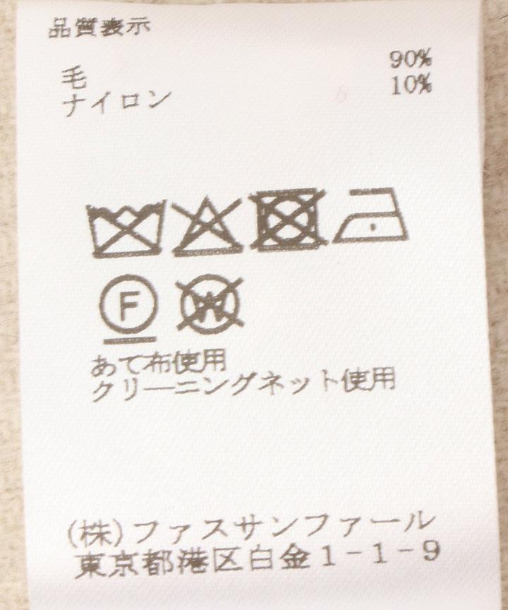 ノーカラーポンチョコート