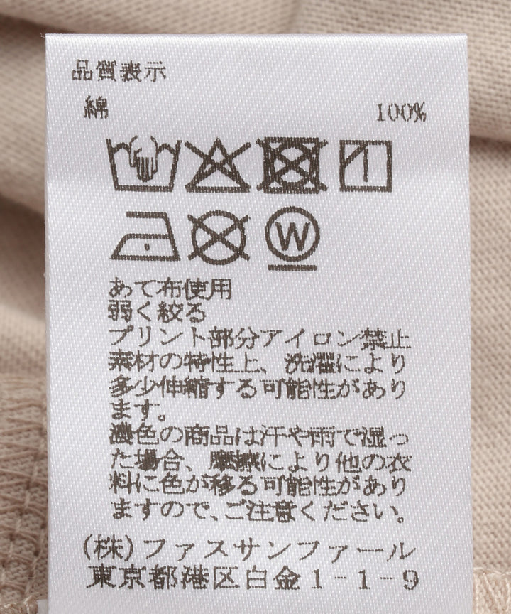 LAPLAGEロゴプリントTシャツ