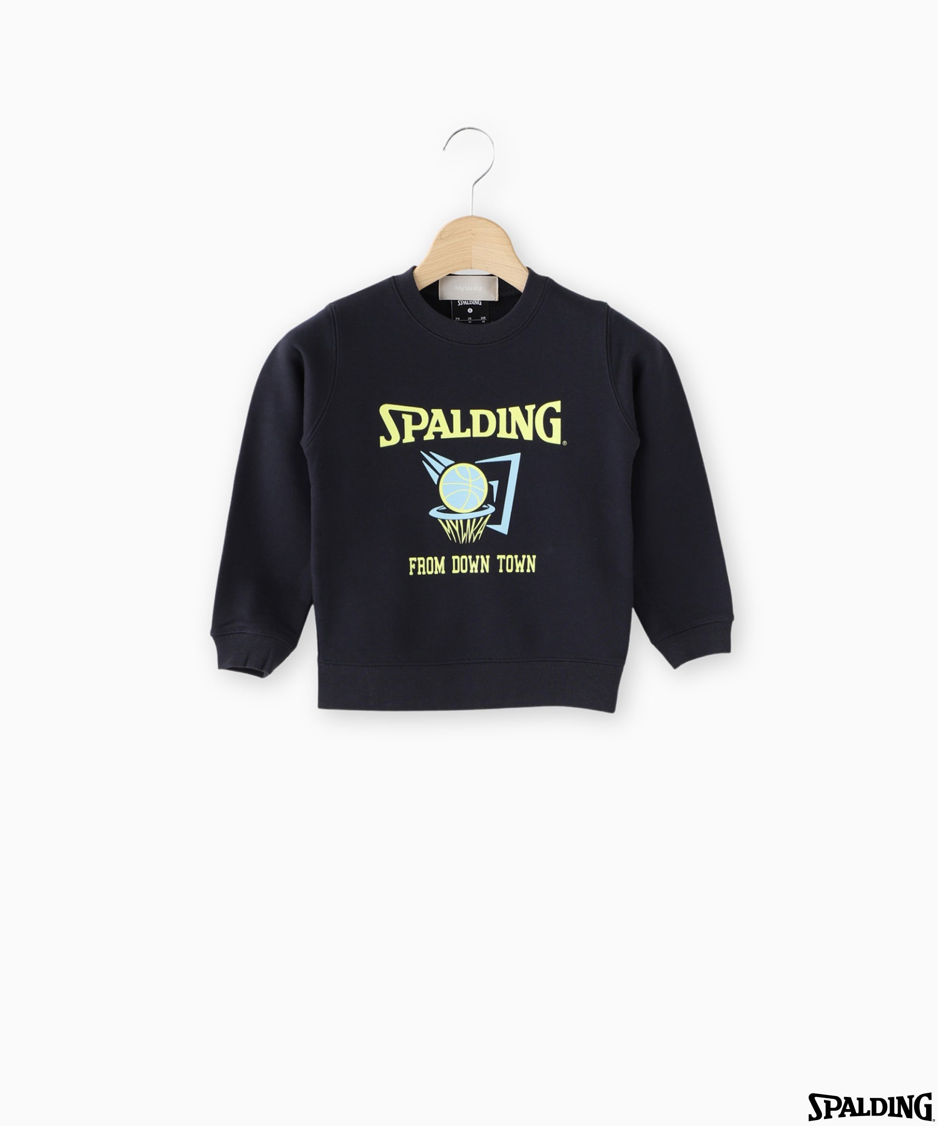 SPALDING×Mylanka プリントキッズスウェット