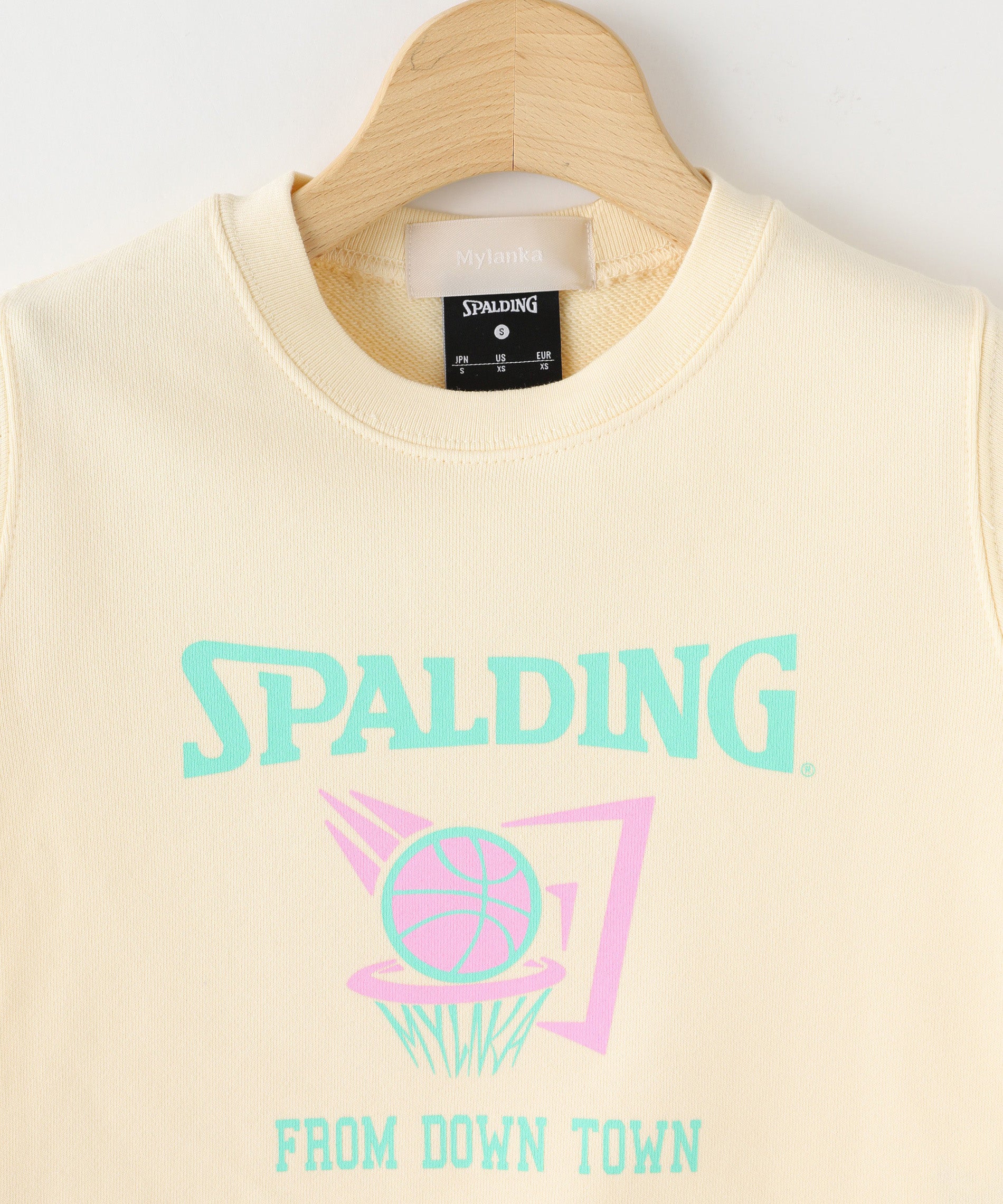 SPALDING×Mylanka プリントキッズスウェット